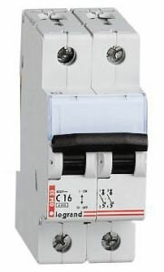 Автоматический выключатель Legrand DX 2-полюсный 10А 003431