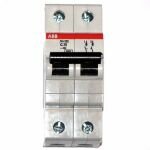 Автоматический выключатель 2-полюсный ABB S202 C63 (63A, тип C, 6kA), 2CDS252001R0634 ― Legrand-220.ru