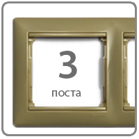 Рамка Valena 3-я Кантри 770023 ― Legrand-220.ru