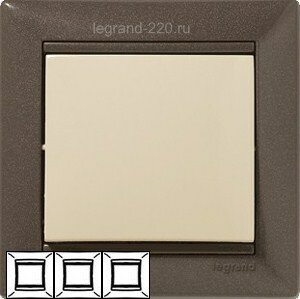Рамка Valena 3-я Модерн 770003 ― Legrand-220.ru
