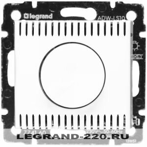 Светорегулятор поворотный 100-1000Вт Legrand Valena (Белый) 770060 ― Legrand-220.ru