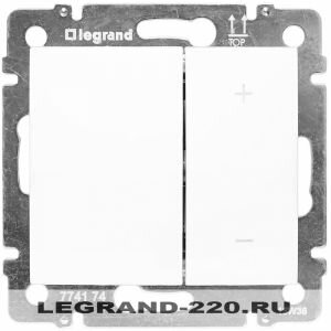 Светорегулятор нажимной 60-600Вт Legrand Valena (Белый) 770074 ― Legrand-220.ru