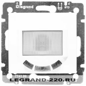 Датчик движения с ручным управлением Legrand Valena (Белый) 770089 ― Legrand-220.ru