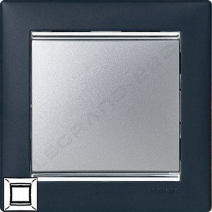 Рамка Valena 1-я Ноктюрн/Серебрянный штрих 770391 ― Legrand-220.ru