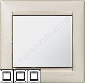 Рамка Valena 3-я Жемчужный 770483 ― Legrand-220.ru