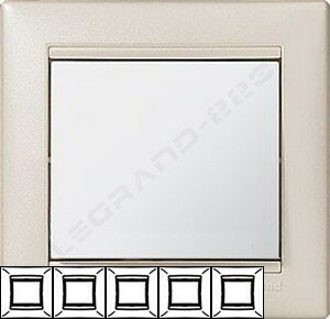 Рамка Valena 5-я Жемчужный 770485 ― Legrand-220.ru