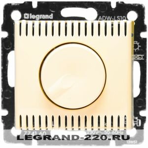 Светорегулятор поворотный 100-1000Вт Legrand Valena (Сл. Кость) 774160 ― Legrand-220.ru