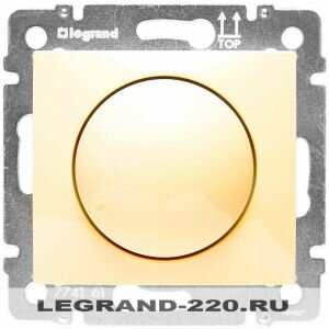 Светорегулятор поворотный 40-400Вт Legrand Valena (Сл. Кость) 774161 ― Legrand-220.ru