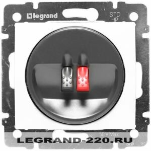 Акустическая розетка (2 контакта) Legrand Valena (Белый) 774223 ― Legrand-220.ru