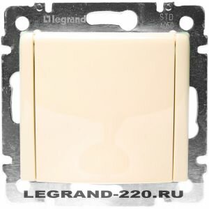 Розетка с заземляющим контактом и крышкой (2К+З IP-20) Legrand Valena (Сл. Кость) 774322 ― Legrand-220.ru