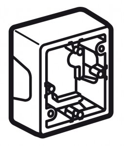 Коробка Valena для накладного монтажа 1 пост Legrand Valena (Белый) 776181 ― Legrand-220.ru