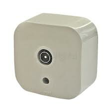 Розетка телевизионная Legrand Quteo (Слоновая кость) 782245 ― Legrand-220.ru