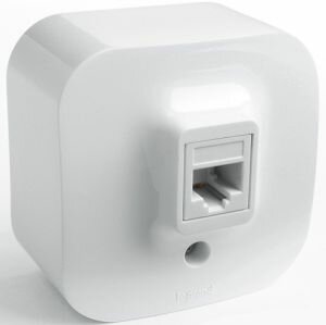 Розетка для компьютерных сетей Legrand Quteo (Белый) 782224 ― Legrand-220.ru