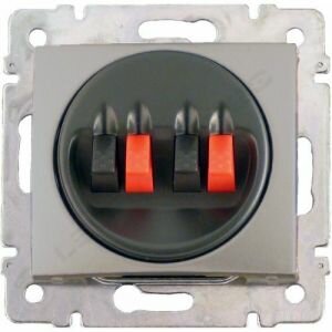 Акустическая розетка (4 контакта) Legrand Valena (Алюминий) 770124 ― Legrand-220.ru