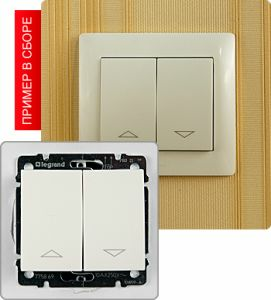 Выключатель для управления приводами двойной 10А ― Legrand-220.ru