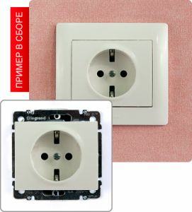 Розетка с заземлением, 16А ― Legrand-220.ru