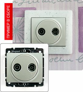 Розетка TV-RD простая ― Legrand-220.ru