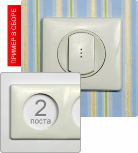 Рамка двухпостовая (Белая) ― Legrand-220.ru