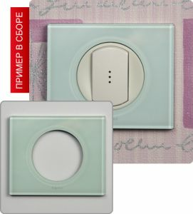 Рамка однопостовая (Смальта белая) ― Legrand-220.ru