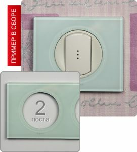 Рамка двухпостовая (Смальта белая) ― Legrand-220.ru