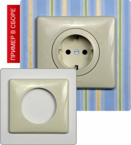 Рамка однопостовая (Сл. Кость) ― Legrand-220.ru