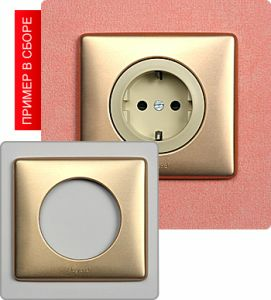 Рамка однопостовая (Слюда) ― Legrand-220.ru