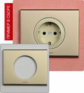 Рамка однопостовая (Никель велюр) ― Legrand-220.ru