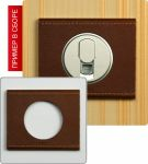 Рамка однопостовая (Кожа текстура)