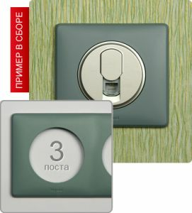 Рамка трехпостовая (Грей) ― Legrand-220.ru