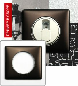 Рамка однопостовая (Графит) ― Legrand-220.ru