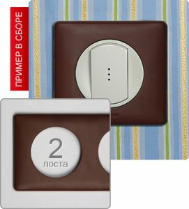 Рамка двухпостовая (Мускат) ― Legrand-220.ru