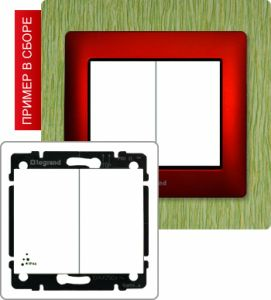 771021 Выключатель двухклавишный 10А IP44 ― Legrand-220.ru