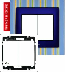 771022 Переключатель на 2 направления двухклавишный 10А IP44 ― Legrand-220.ru