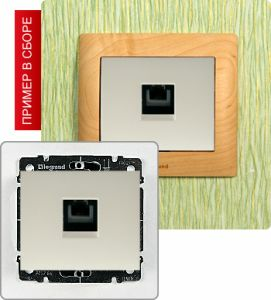 Розетка телефонная RJ11 ― Legrand-220.ru
