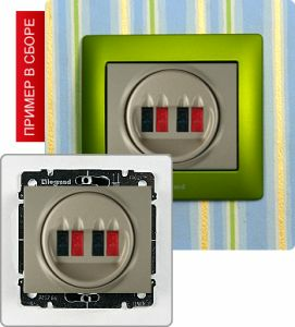 Акустическая розетка двойная ― Legrand-220.ru