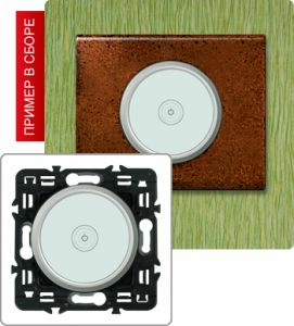 Сенсорный переключатель на 2 направления, 1000Вт (Титан) ― Legrand-220.ru