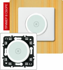 Сенсорный переключатель на 2 направления, 1000Вт (Белый) ― Legrand-220.ru