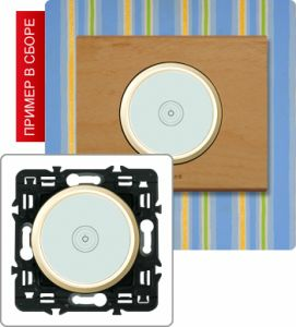 Сенсорный выключатель, 400Вт (Сл. кость) ― Legrand-220.ru