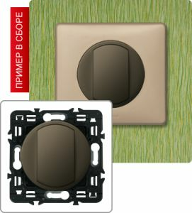 Переключатель промежуточный 10А (Графит) ― Legrand-220.ru