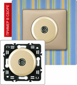 Розетка TV оконечная (Сл. кость) ― Legrand-220.ru