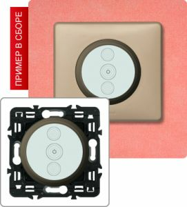 Светорегулятор сенсорный 400Вт (Графит) ― Legrand-220.ru