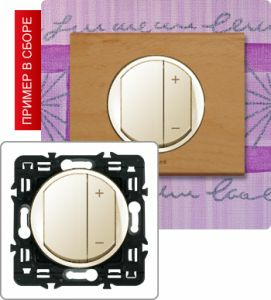 Светорегулятор 4-х клавишный 400Вт (Сл. кость) ― Legrand-220.ru