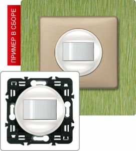 Датчик движения с нейтралью 1000Вт (Белый) ― Legrand-220.ru