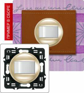 Датчик движения без нейтрали 400Вт (Сл. кость) ― Legrand-220.ru