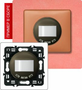 Датчик движения с нейтралью с функцией принудительного ВКЛ/ВЫКЛ света 1000Вт (Графит) ― Legrand-220.ru