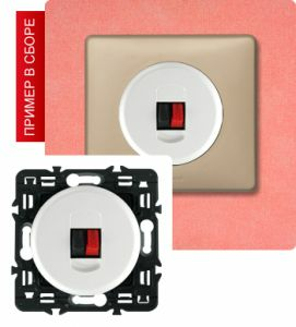 Акустическая розетка простая (Белый) ― Legrand-220.ru