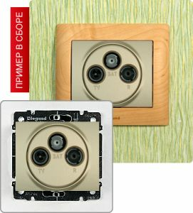 Розетка TV-RD-SAT оконечная ― Legrand-220.ru