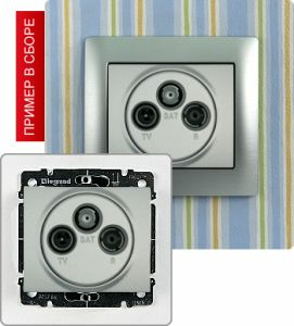 Розетка TV-RD-SAT проходная ― Legrand-220.ru