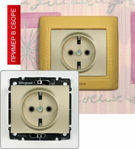 Розетка с заземлением, 16А ― Legrand-220.ru