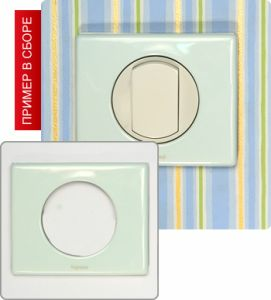 Рамка однопостовая (Фарфор) ― Legrand-220.ru